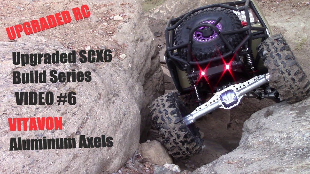 SCX6 Build Series Video #6 Installing Vitavon Axels with Limited Slip Diff Set.