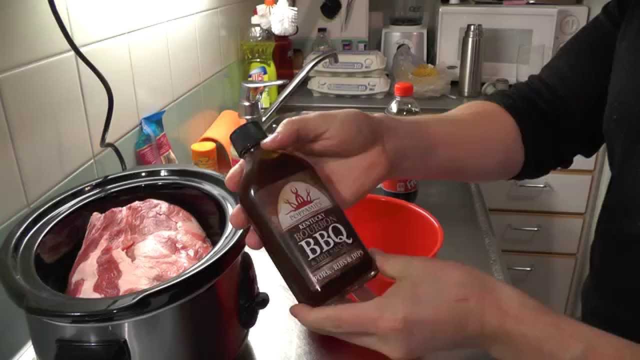 Pulled pork haudutuspadassa