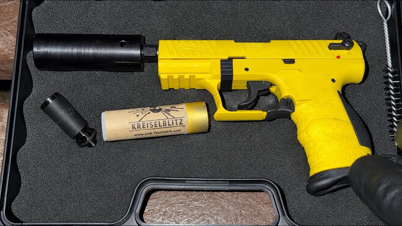 Zink Kreiselblitz751 Schreckschusspistole Walther P22Q Tweety