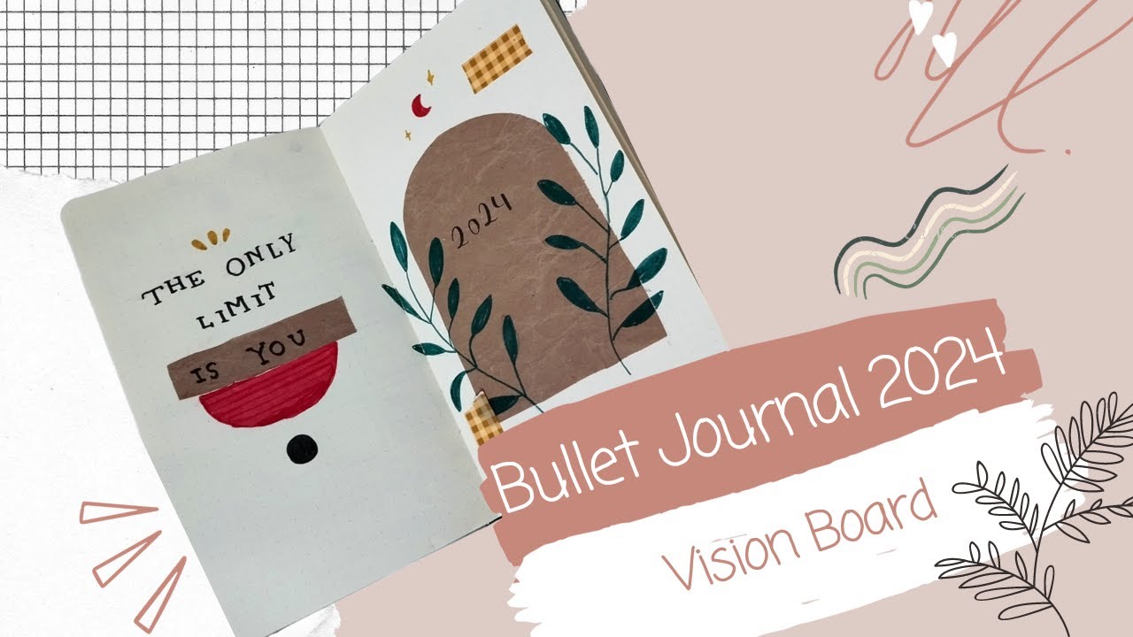 ✨Bullet Journal 2024 + Vision Board // How to star a BuJo?✨🍀💖