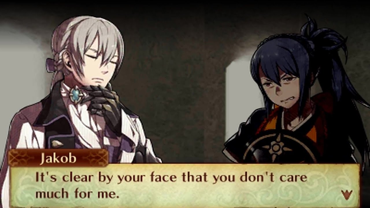Fire Emblem Fates: Birthright - Oboro & Jakob Support Conversations