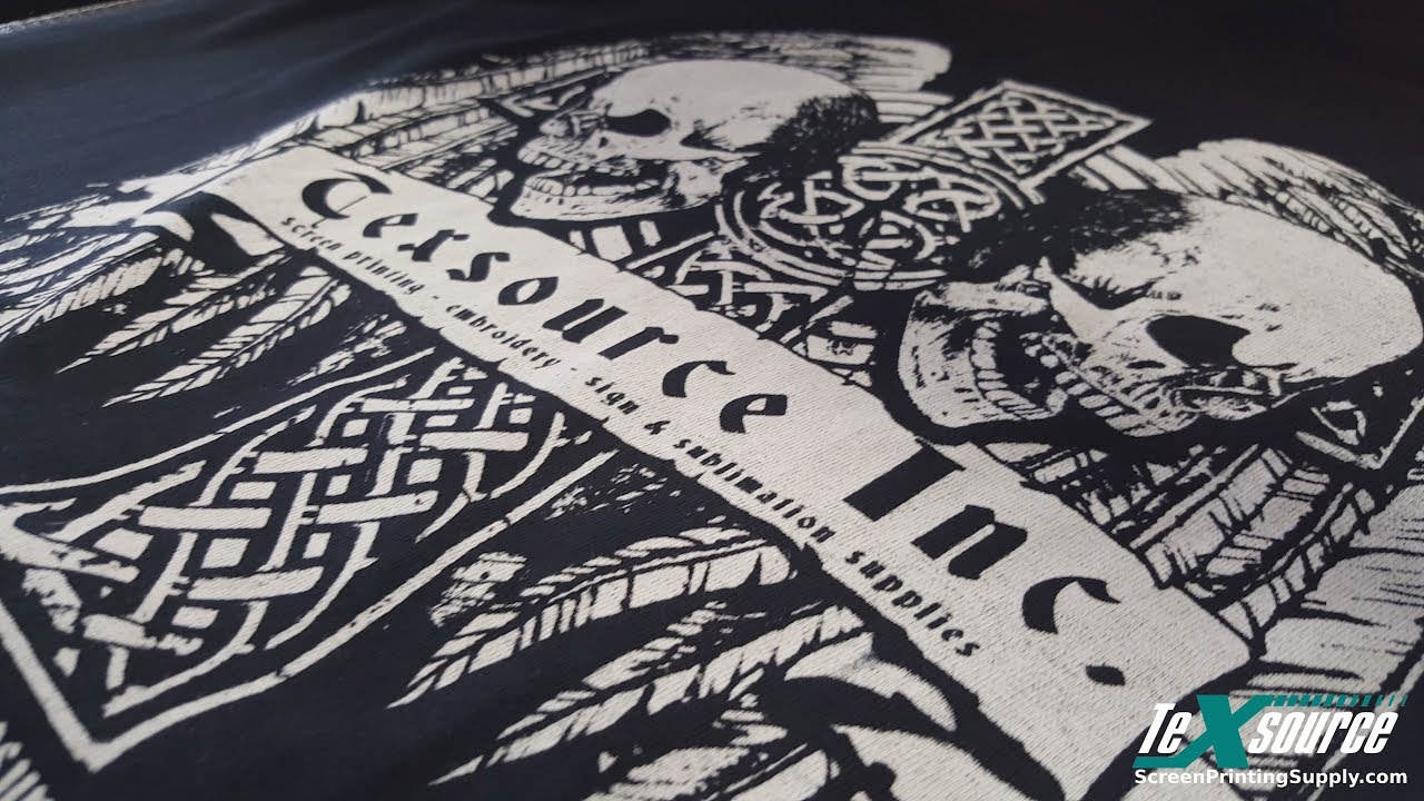 Screen Printing Matsui Ink - Discharge and Water Based Demo