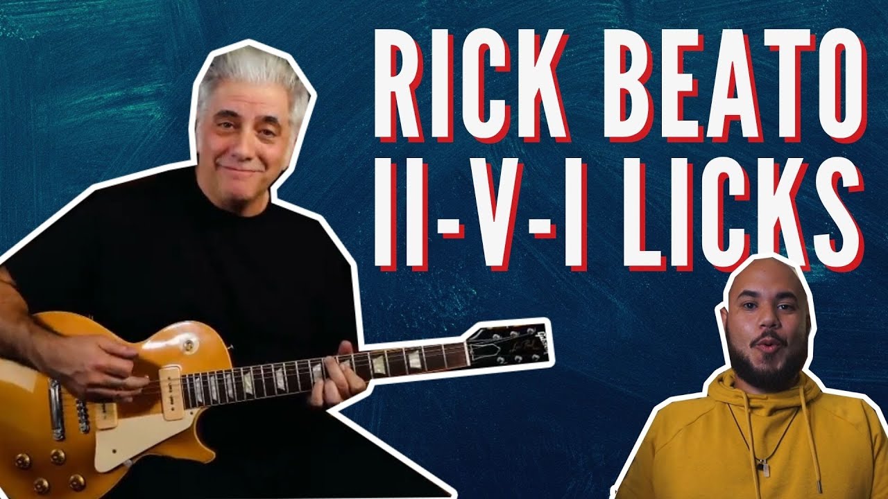 4 Rick Beato Licks sobre II-V-I Mayor (Jazz Fusion)