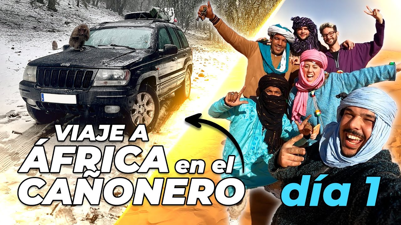 Encontramos NIEVE en ÁFRICA❄ y vamos de RUTA 4X4 por las DUNAS🐫 con Xavi, Pau y Valen | DIA 1