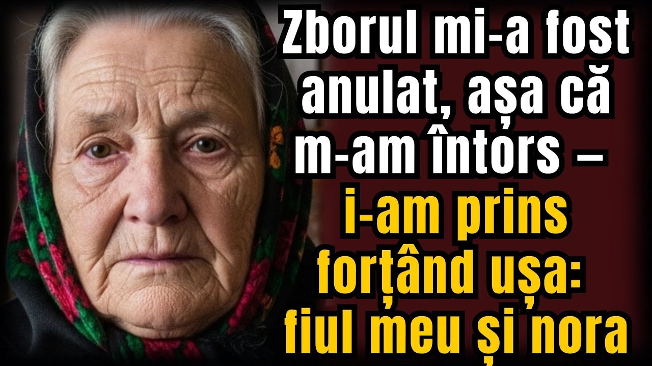 Zborul mi-a fost anulat, așa că m-am întors — i-am prins forțând ușa: fiul meu și nora | Povești