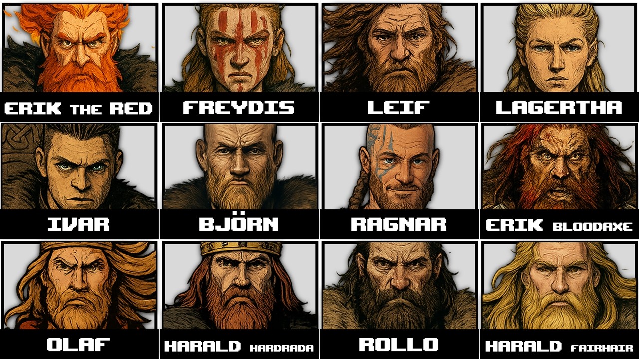 12 Deadliest VIKINGS in History [EXPLAINED]
