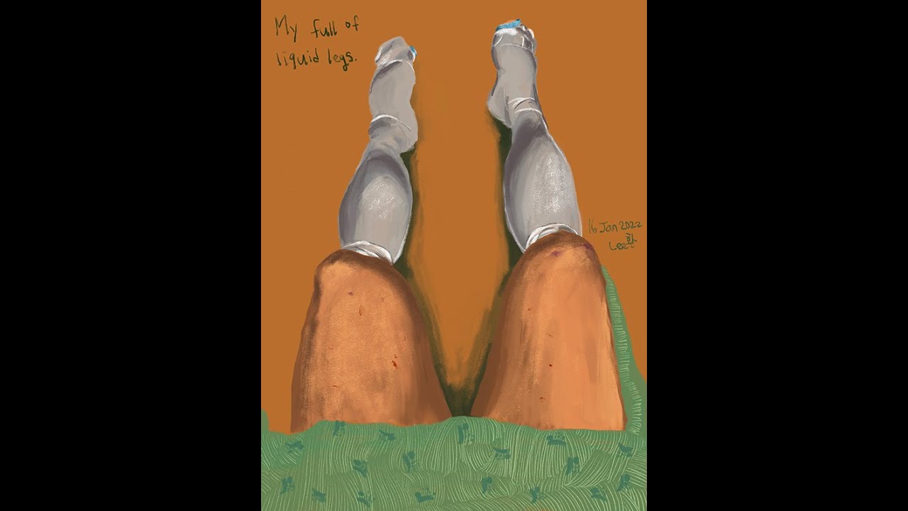 [iPad drawing] My full of liquid legs #procreate #iPaddrawing #hwanlee