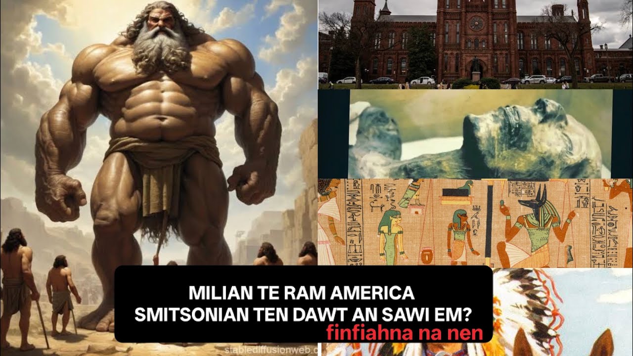 AMERICA MILIAN TE AWM THU ZEP A NI EM.  SMITSONIAN TE'N ENGTIN NGE HMA AN LO LAK.