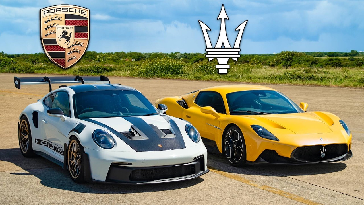 Porsche 911 GT3 RS vs Maserati MC20: ARRANCONES