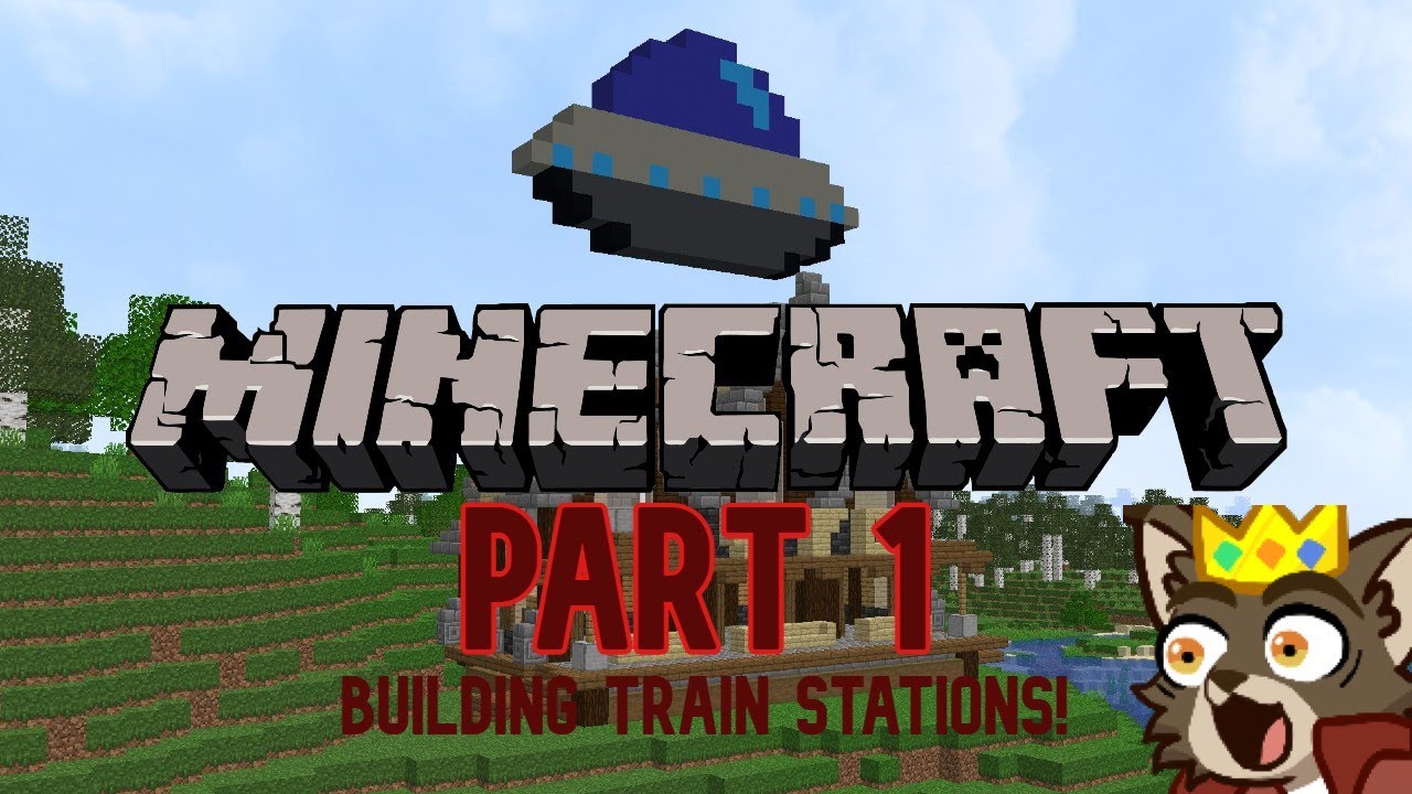 🐱Minecraft Survival DEFINITELY Part #1 // Building train stations!