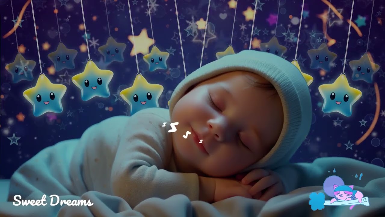 Baby Sleep Music💖Put Baby to Deep Sleep Fast🌙Beat Insomnia Instantly🎶Mozart & Brahms Lullabies