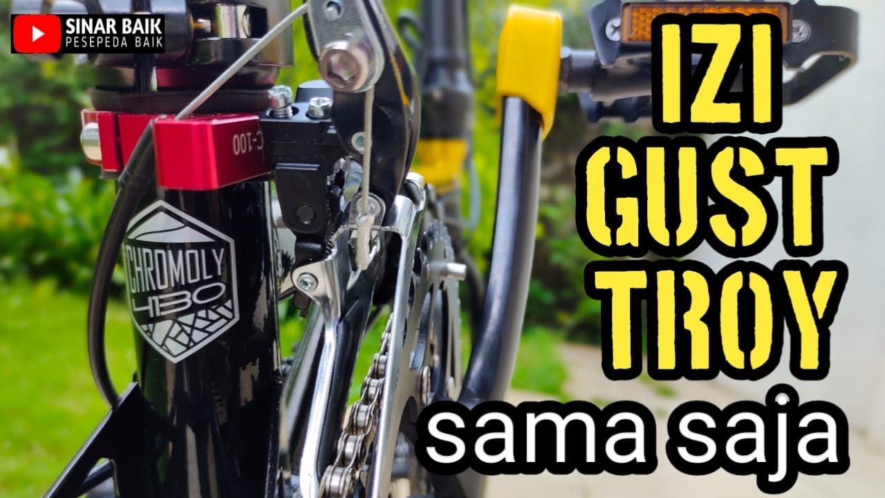 CARA MEMASANG FD ( FRONT DERAILLEUR ) HANGER DI IZI, GUST DAN TROY