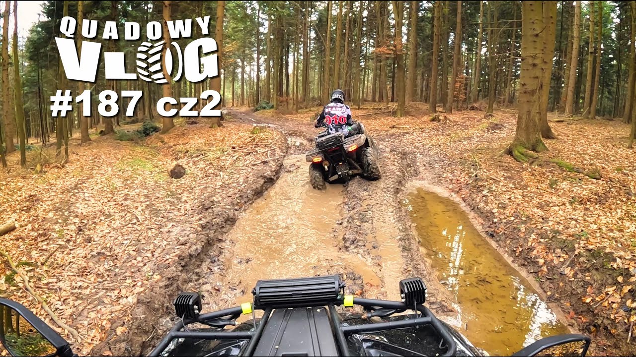 #187 cz2 - Sławek testuje KAWASAKI Brute Force, Odkrywamy nowy teren, Syf po wycince lasu😒