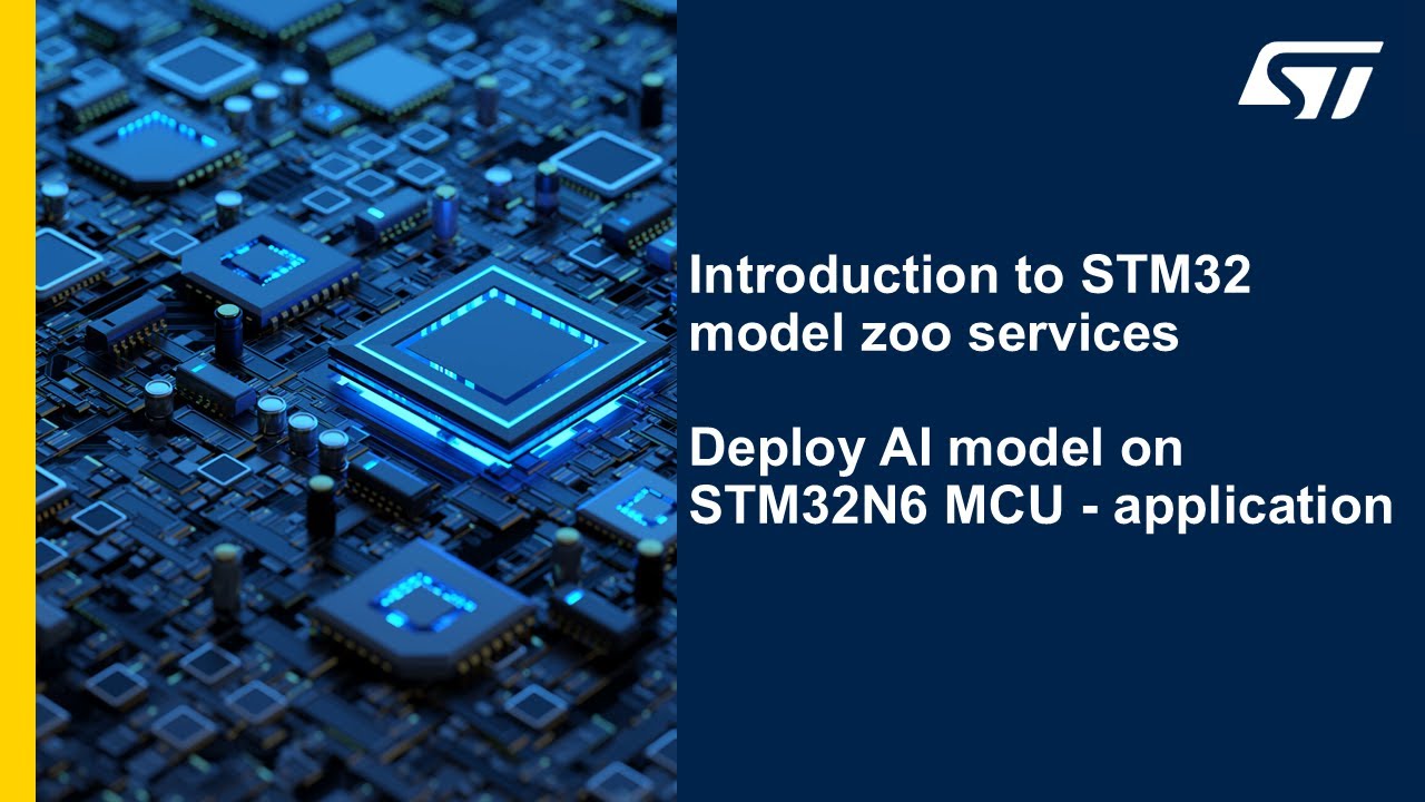 Introduction to STM32 model zoo services - deploy AI model on STM32N6 MCU - object detection example