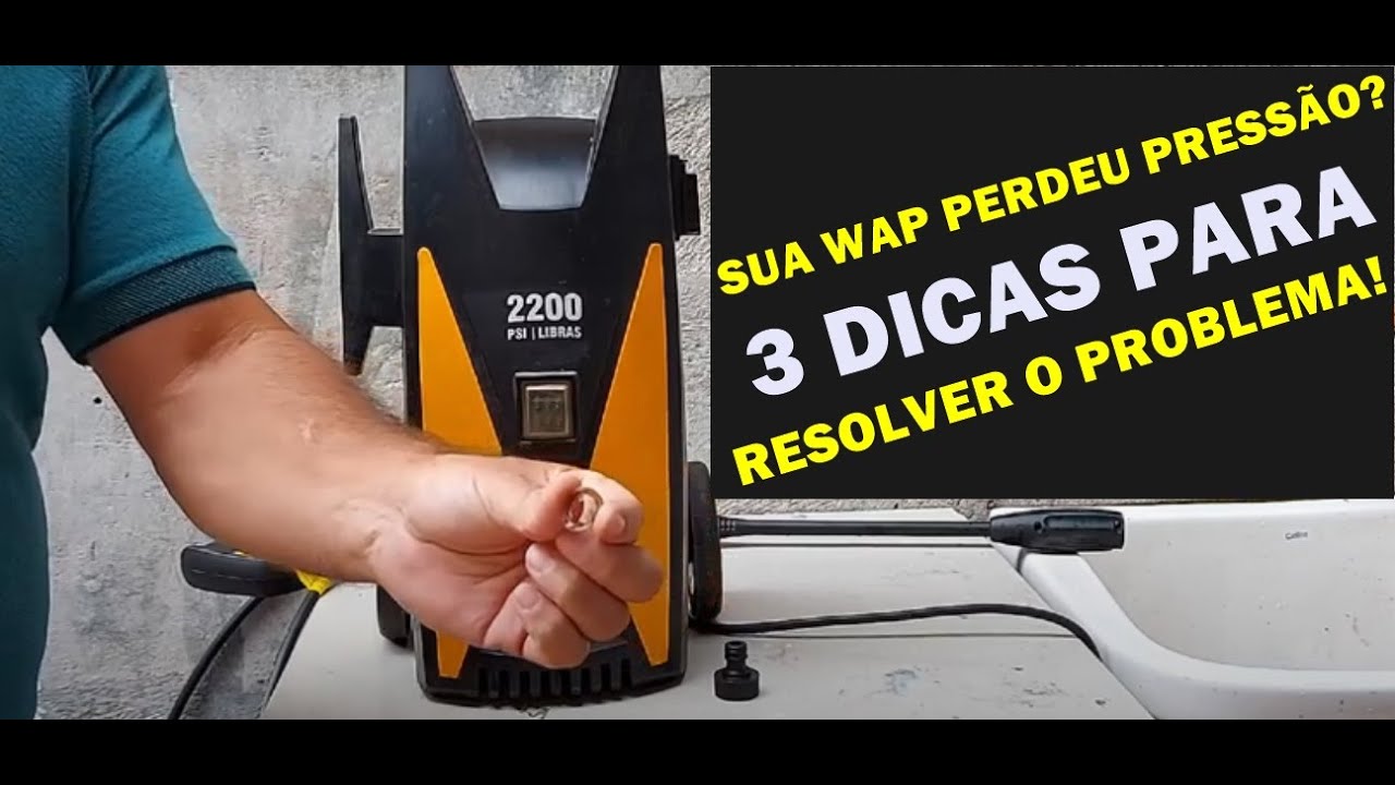 Sua Wap perdeu pressão? 3 Dicas para resolver o problema!