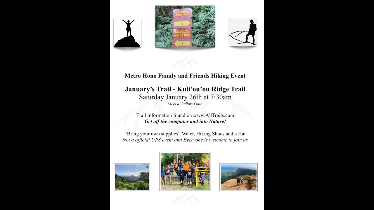 Metro Hono Kuli’ou’ou Ridge Trail Jan. 2019