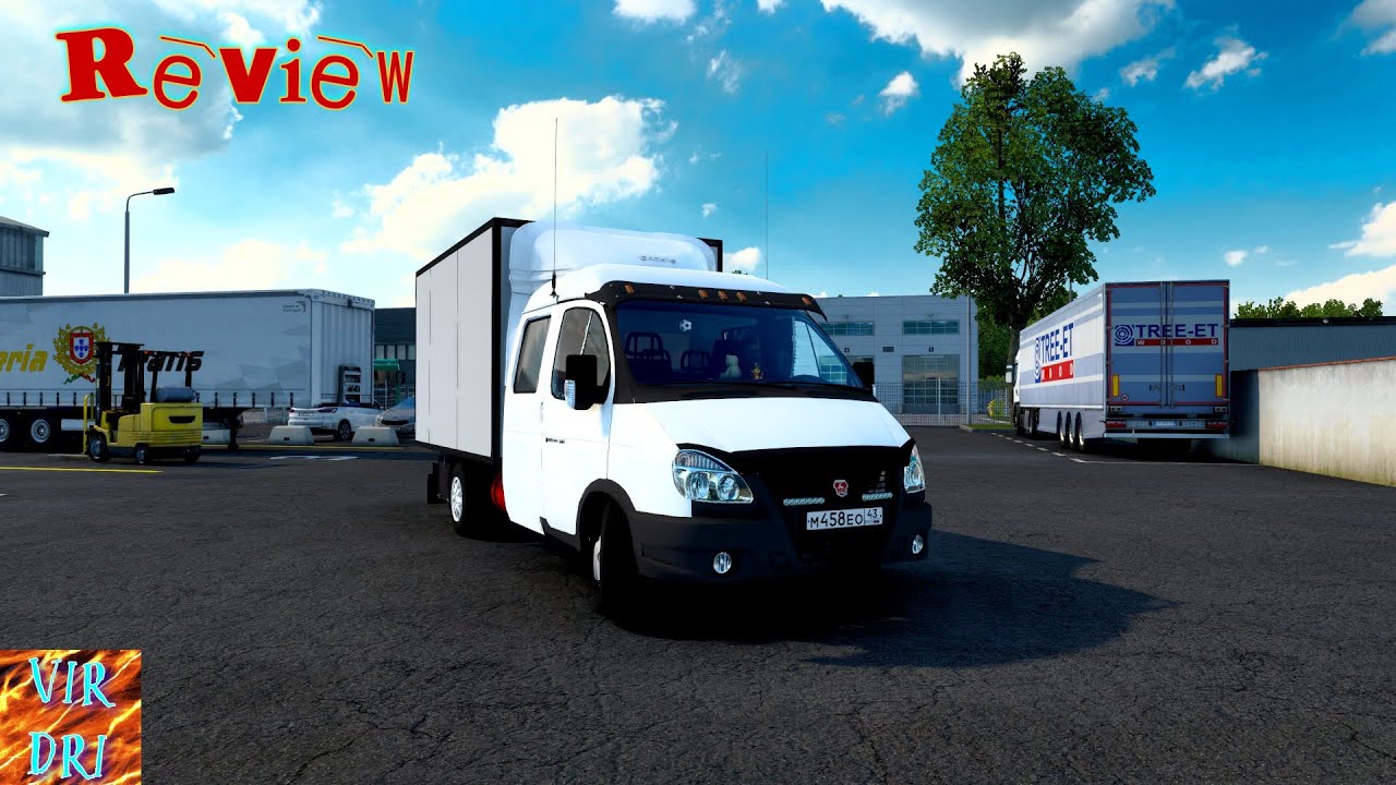 GAZelle - Euro Truck Simulator 2 | Review | (1.43.x)