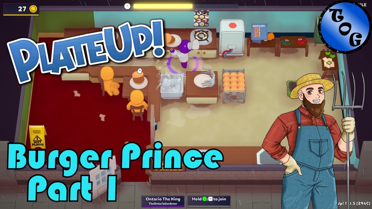 PlateUp! I Burger Prince! I Part 1 I Solo Play