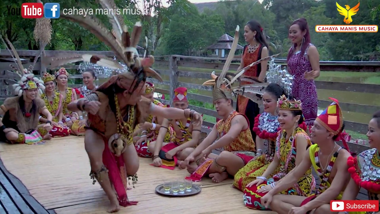 Lagu Gawai//Jessica Timah & Lidia Ricky-Selamat Datai Temuai(Official Music Video) HD