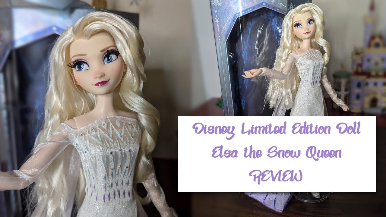 Кукла Disney Limited Edition Эльза, Снежная Королева. ОБЗОР! ❄️