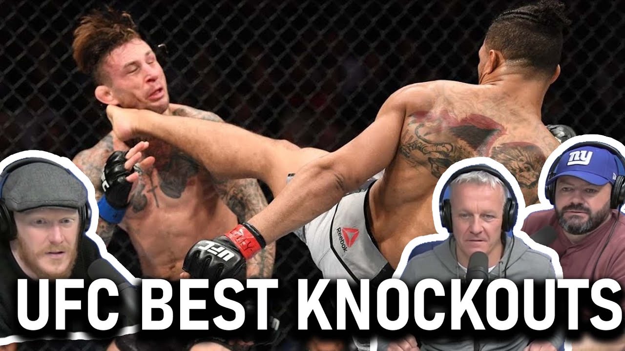 UFC - Best Knockouts (REACTION!!) | OFFICE BLOKES REACT!!