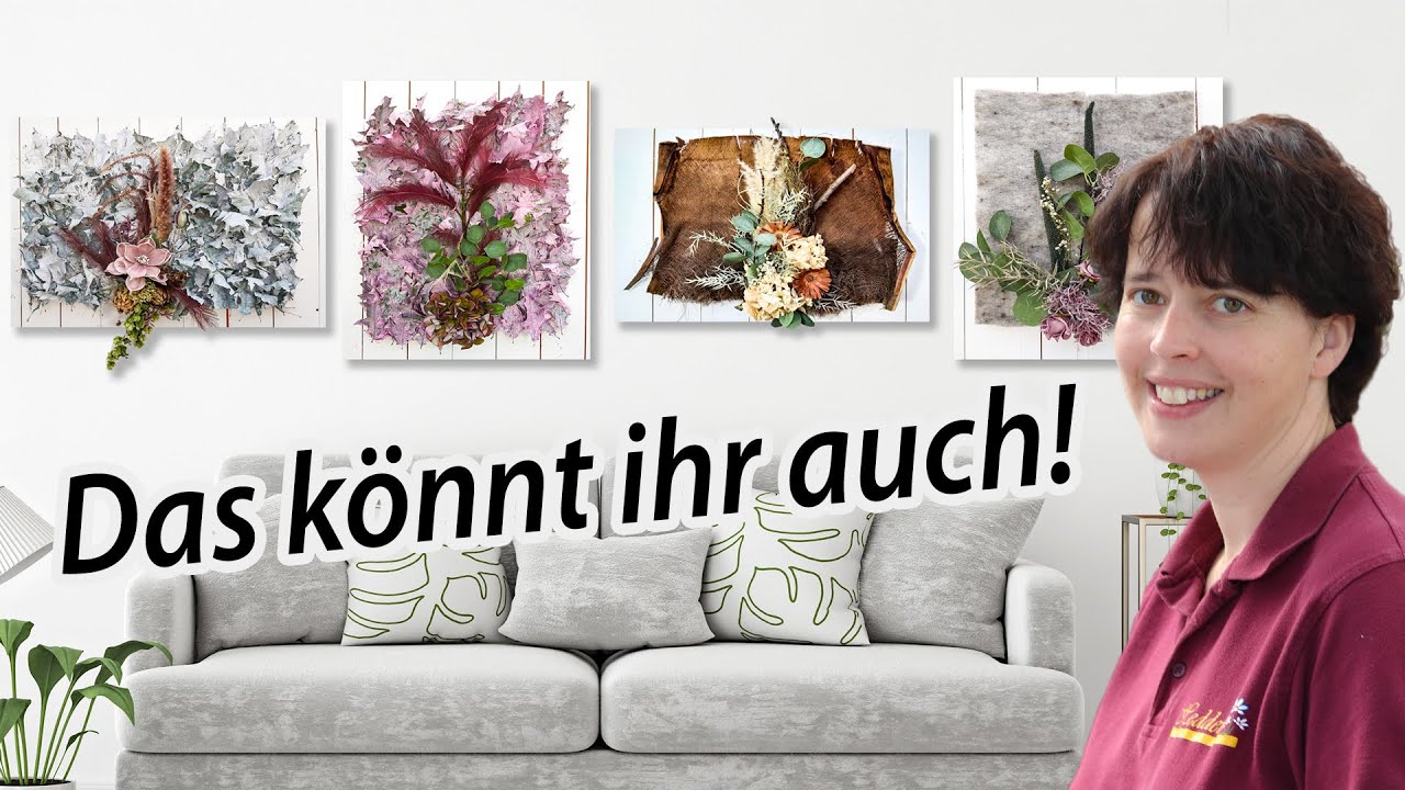 DIY Herbstdeko- 4 Wanddeko Ideen