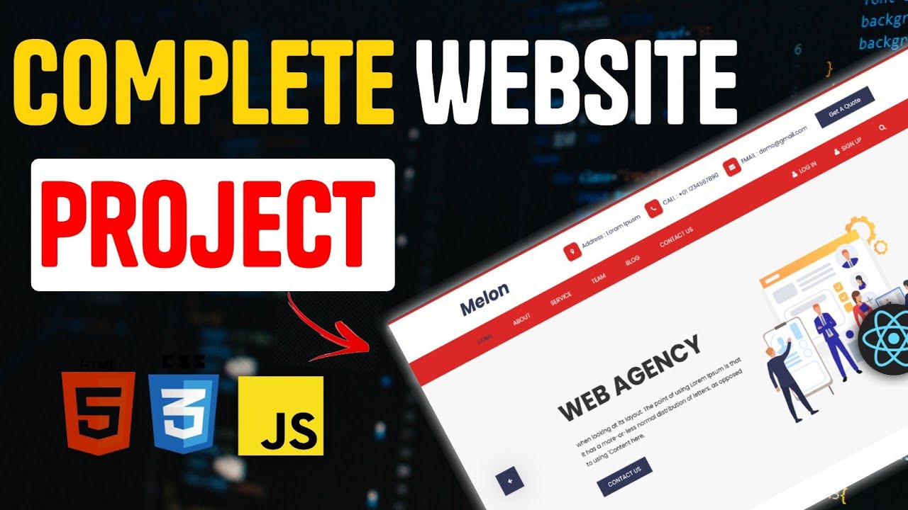 Complete Web Development Project From Scratch Part - 01🔥 | Full Stack Website Step by Step #coding