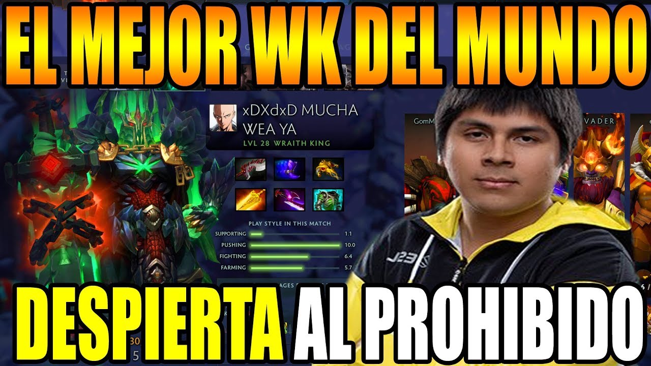 EL MEJOR WK DEL MUNDO!! HECTOR K1 DESPIERTA a su PROHIBIDO WRAITH KING en RANKED - DOTA 2