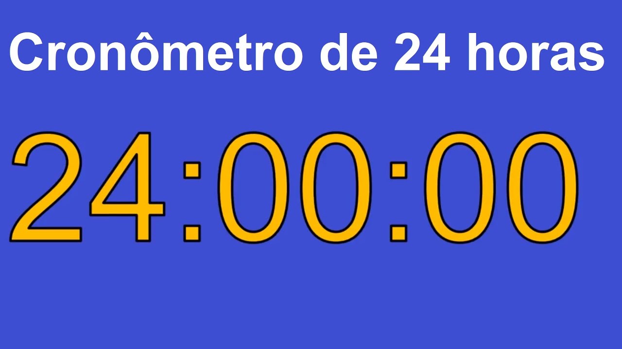 Cron&ocirc;metro de 24 horas Cron&ocirc;metro de 24 horas Contagem regressiva de 24 horas Cron&ocirc;metro de Timer