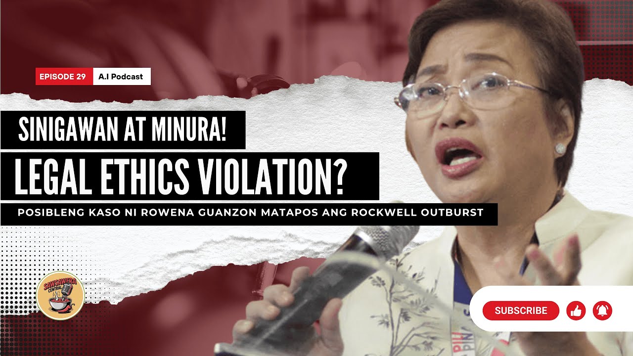 ABUSE OF RIGHTS?! Posibleng Kaso ni Rowena Guanzon Matapos ang Rockwell Outburst