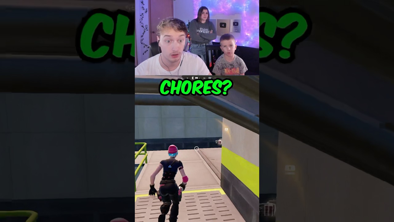 LITTLE KID ROASTED HIS MOM 😂 (fortnite) @Wyful