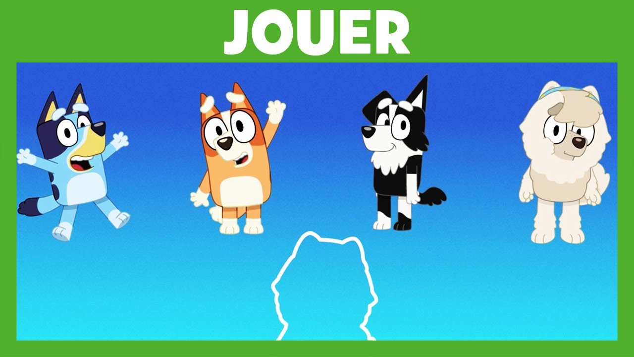 Bluey - Jeu interactif : Le jeu des silhouettes