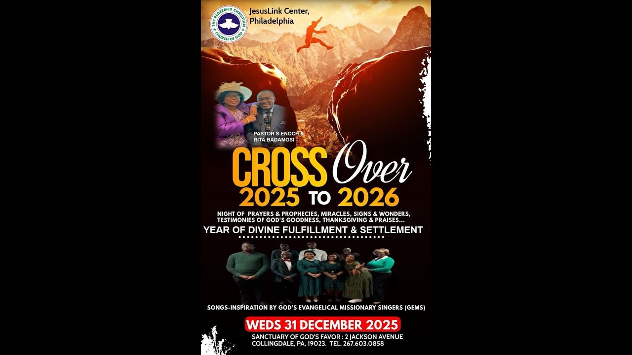 RCCG Jesuslink Center Crossover Service - Dec. 31st, 2025