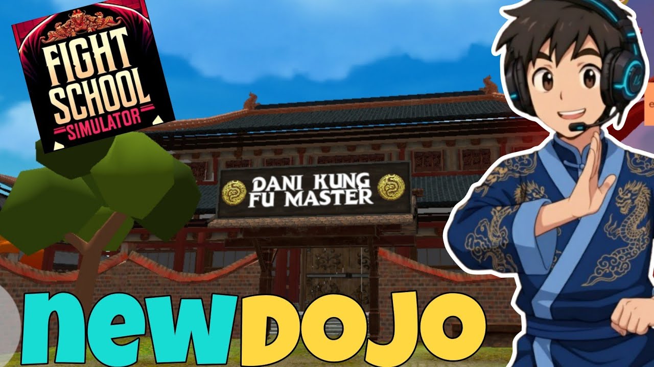 I opened a new dojo in fight School simulator 🥋