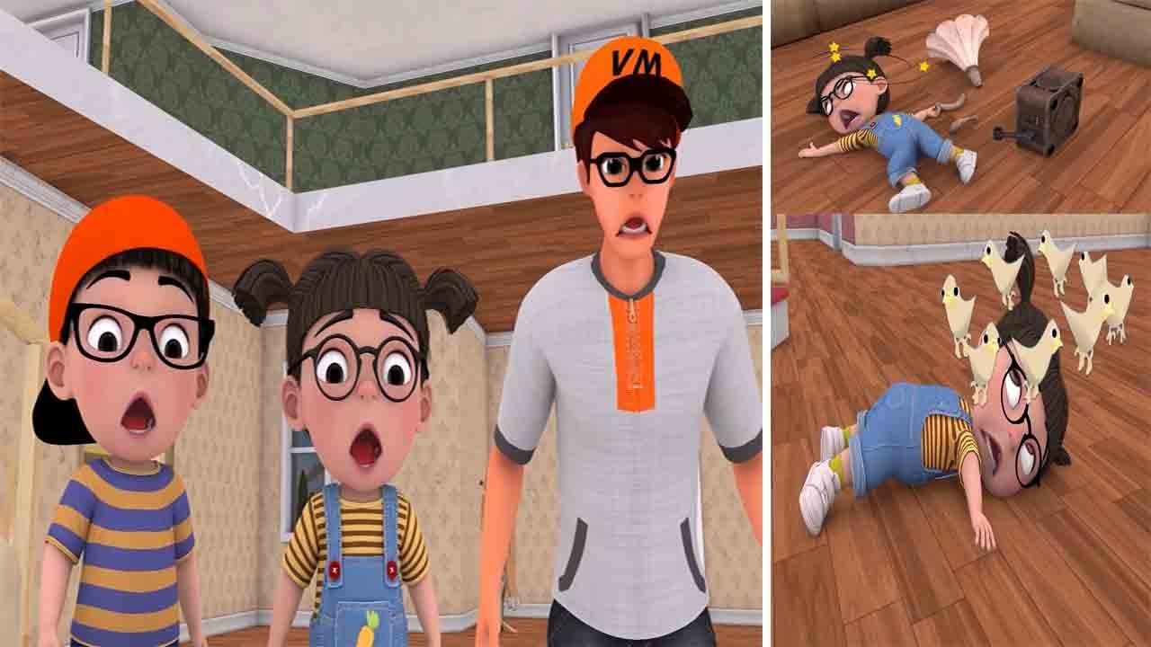 Scary Teacher 3D  Nick and Tani Troll in Scary Teacher House Couple Prank  Troll Mr Kun Part 2