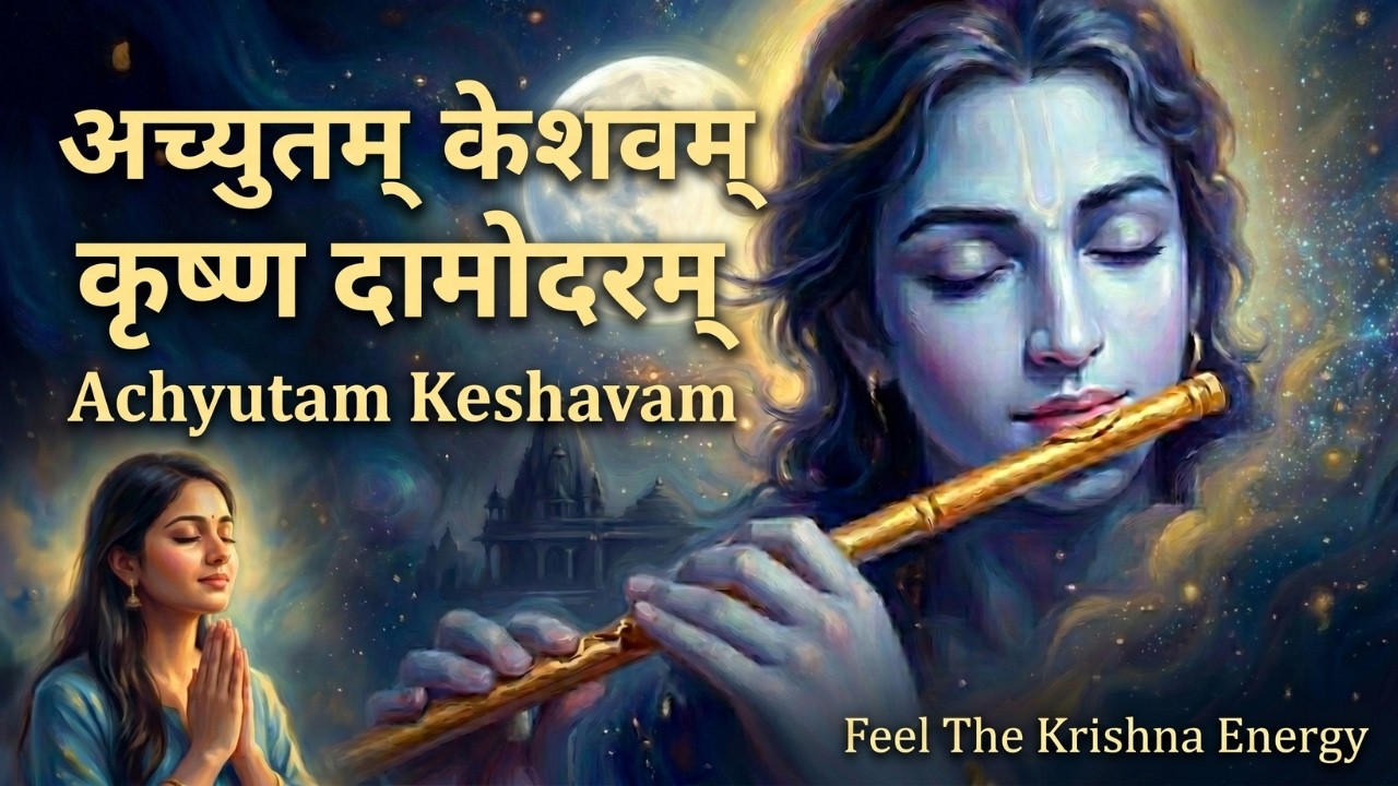 Feeling Lost? Let Krishna Heal Your Heart | Achyutam Keshavam Krishna Bhajan