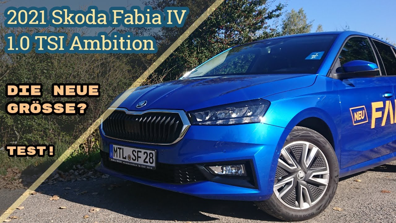 Die NEUE Größe? 2021 Skoda Fabia IV 1.0 TSI Ambition Test! [POV]