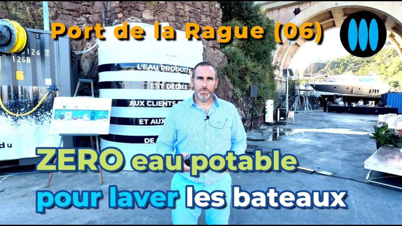 Port de La Rague (06) - Zéro eau potable pour y nettoyer les bateaux de plaisance