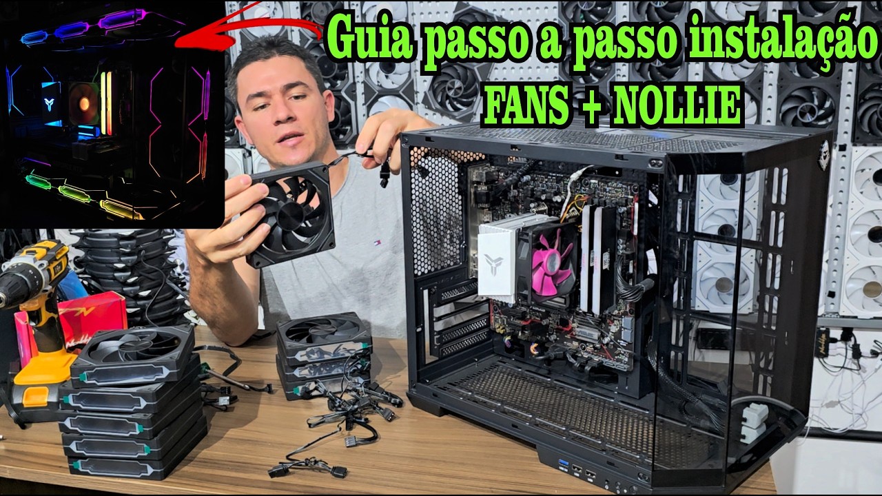 Guia Passo a Passo: Como Instalar e Ligar FANS + Controladora NOLLIE