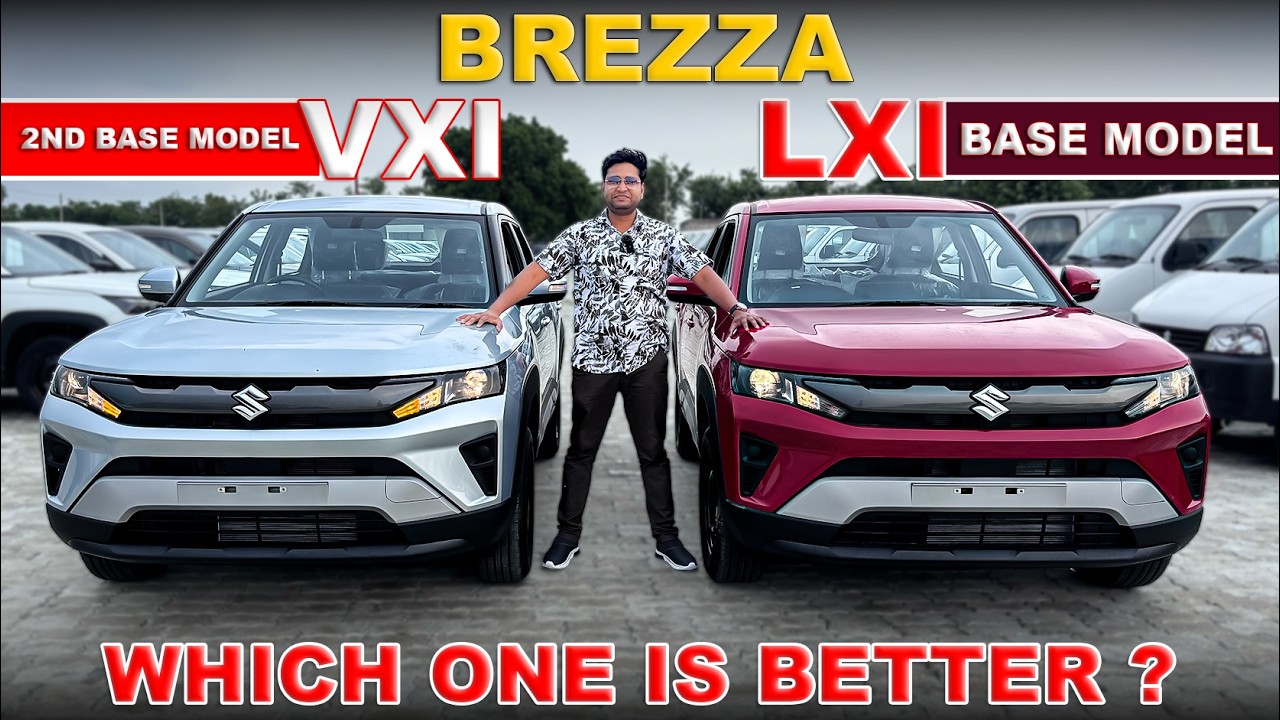 2026 Brezza Lxi vs Vxi Comparison 🔥l Suzuki Brezza Facelift vxi l Brezza lxi variant Review l mrcars