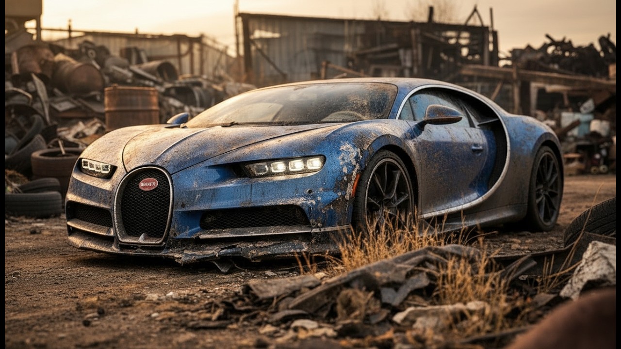 This Abandoned Bugatti Chiron Was Silent for Years | Full ASMR Rebuild