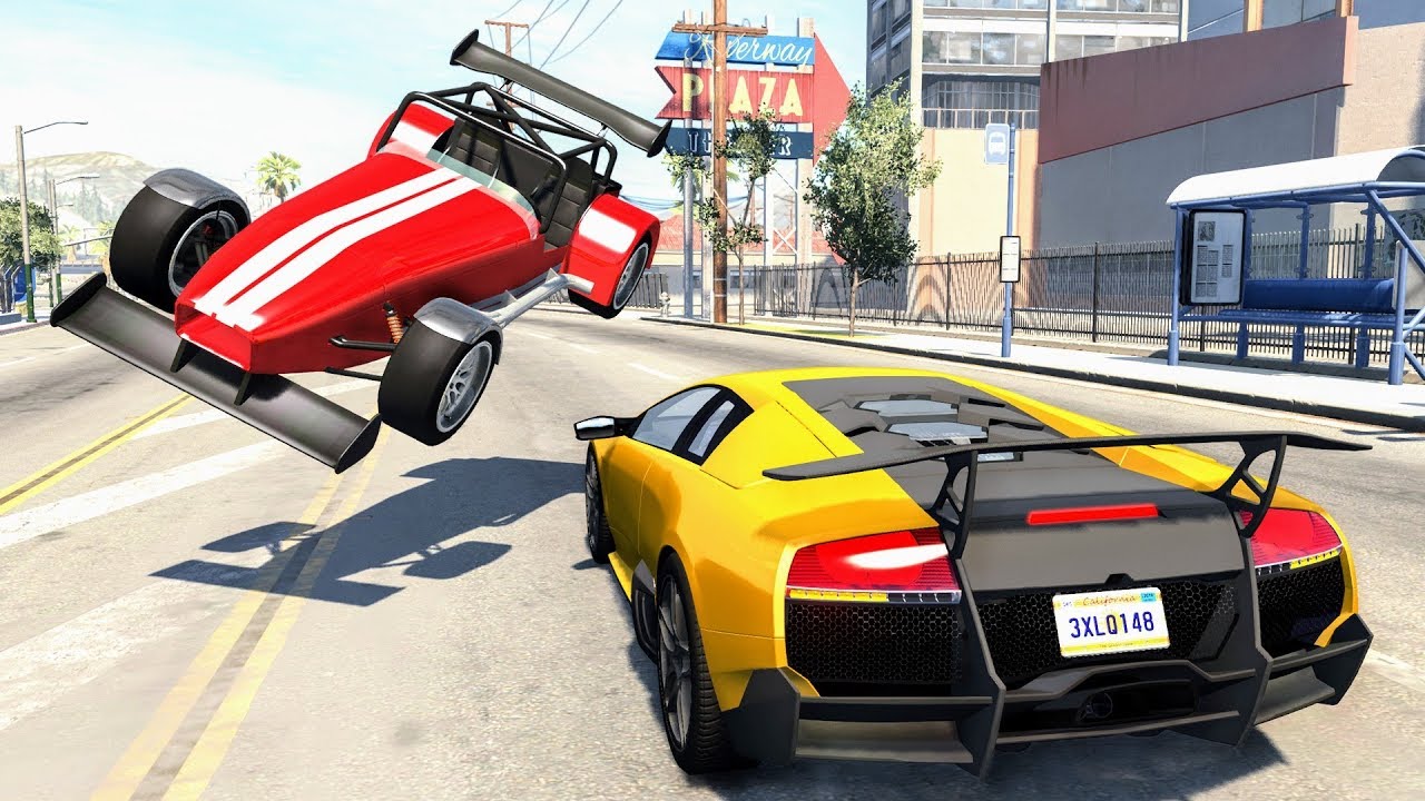 High Speed Traffic Crashes #27 - BeamNG Drive | CrashBoomPunk