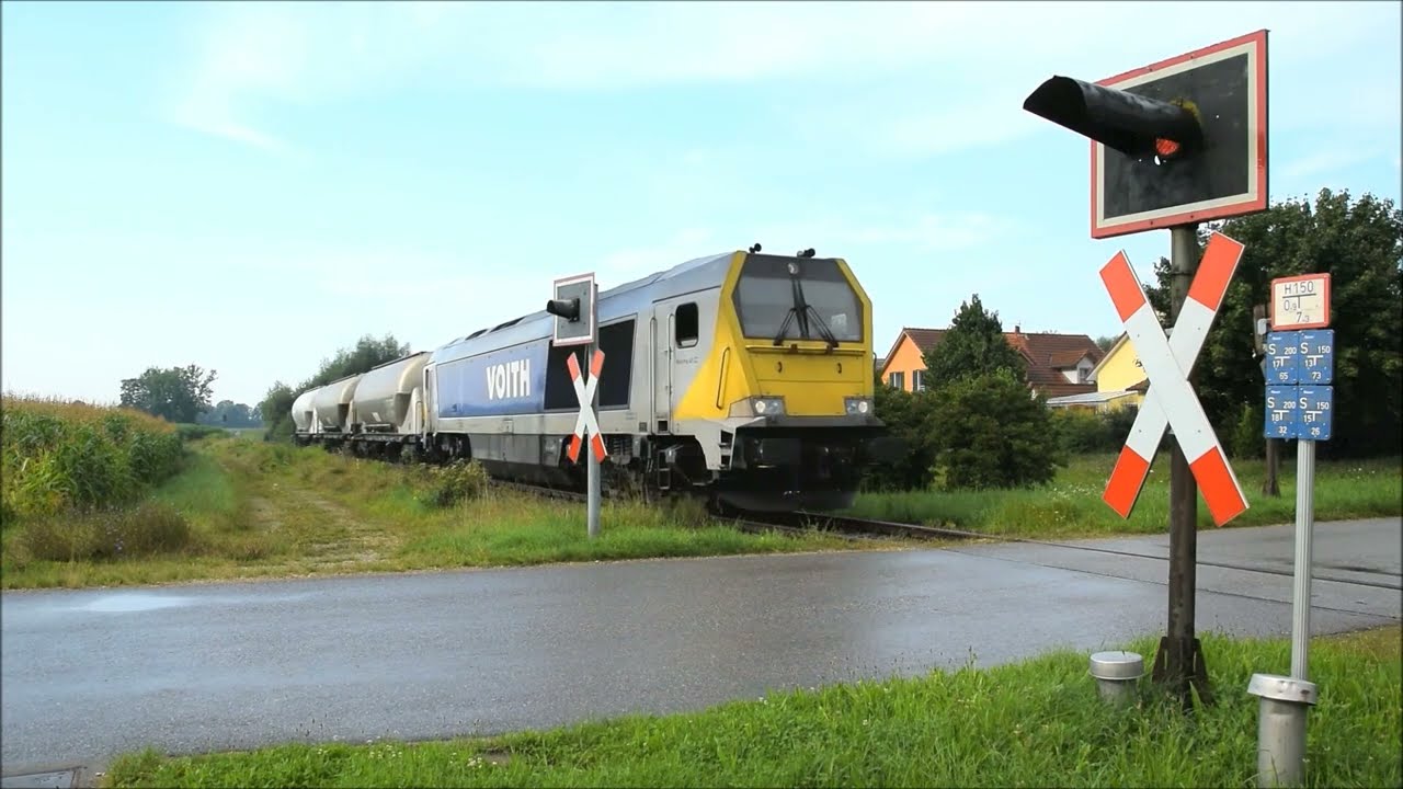 Bahnübergang Neuburg an der Donau "Heinrichsheimstraße"