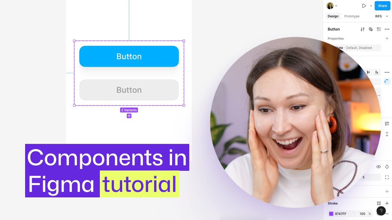 Components deep-dive | FREE Figma course
