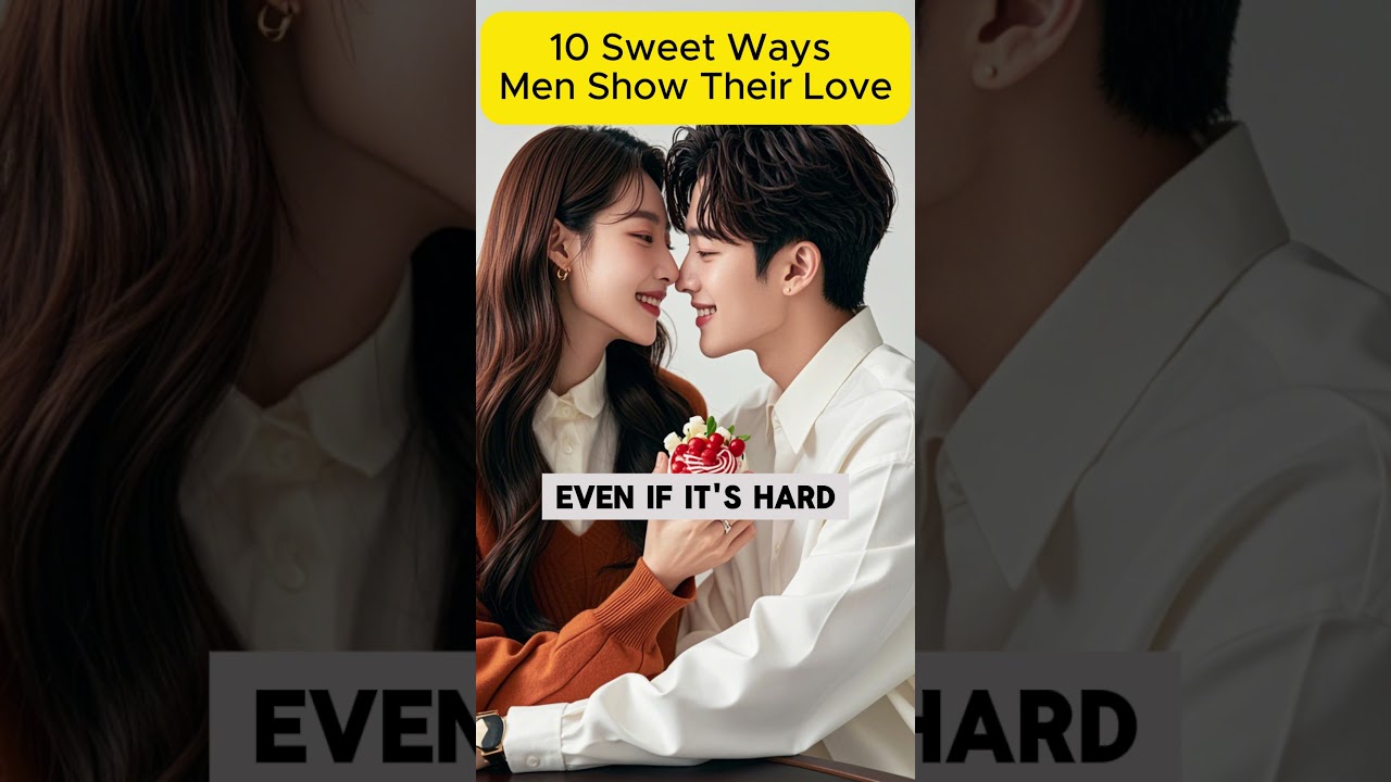 10 Secret Ways Men Show Their Love Without Saying a Word