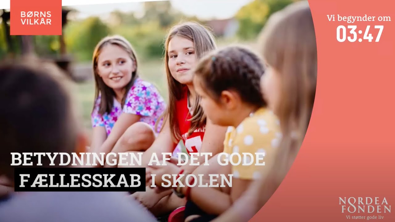 Webinar: Betydningen af det gode fællesskab i skolen