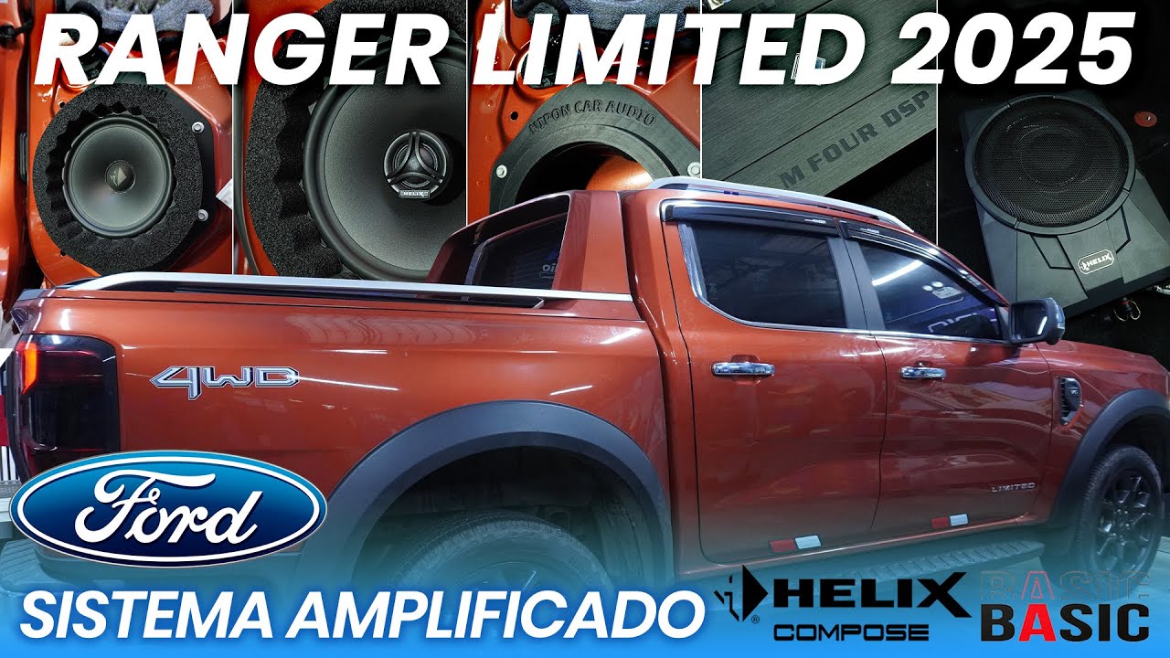 FORD RANGER LIMITED 2025 SISTEMA AMPLIFICADO HELIX.