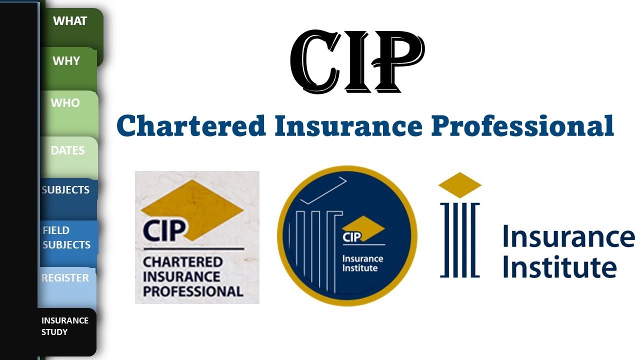 What is CIP -Chartered Insurance Professional - Insurance Institute of Canada / CIP