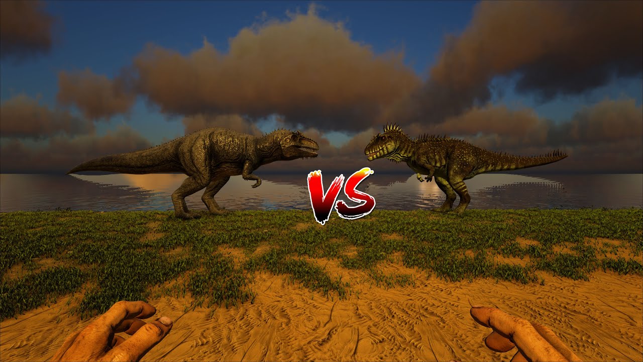 GIGANOTOSAURUS VS CARCHARODONTOSAURUS | WHO IS BETTER? | ARK 2023