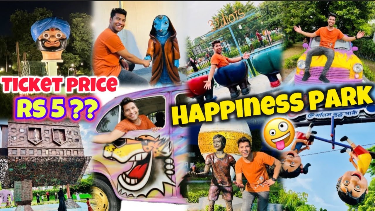 Happiness Park Lucknow | Gautam Buddha Park | tickets price free for ?? 😱| Lucknow Park #lucknowpark